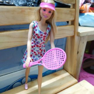 Set nón lưỡi trai và vợt cho búp bê dưới 30cm