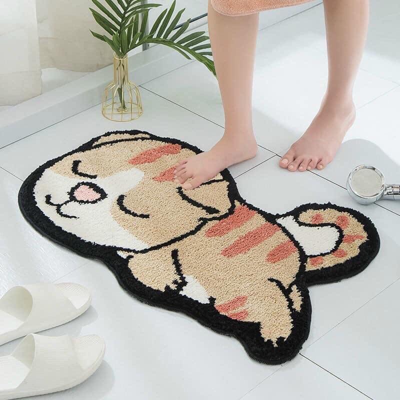 Thảm Lông Cừ 5D Cao Cấp, Hoạt Hình Dễ Thương