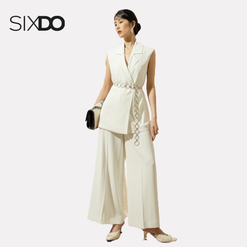 Áo Vest trắng nữ SIXDO
