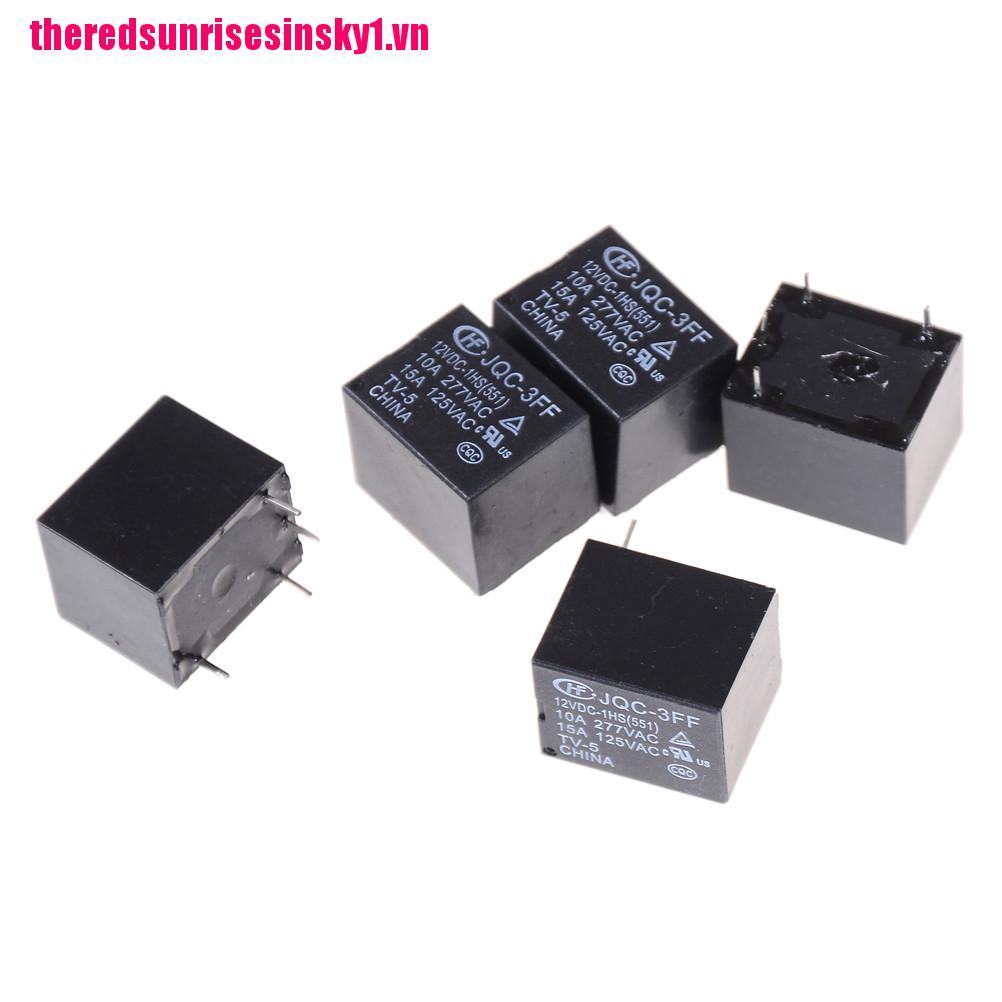 【3C】 5Pcs 12VDC SRD-S-112DM 15A 125VAC 4Pins Coil Power Relay
0
0
0
0
0