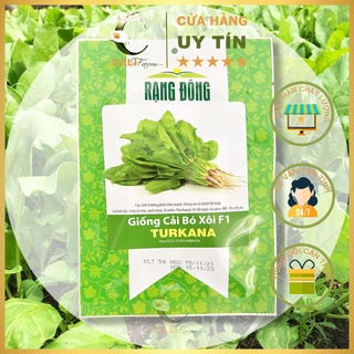 Hạt giống Cải Bó Xôi TURKANA 5gr (Rau chân Vịt, Bina)