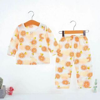 Vải xô nhật - Quả Cam 2 lớp
