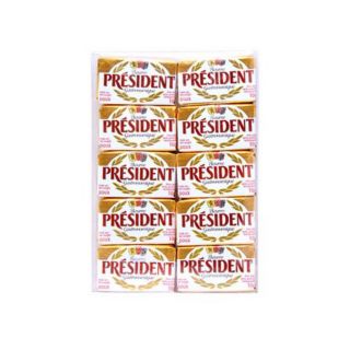PRESIDENT BƠ LẠT/NHẠT 100G (10GX10 VIÊN)
