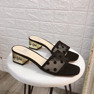 Dép - guốc lưới chấm bi 3p - Hàng loại đẹp