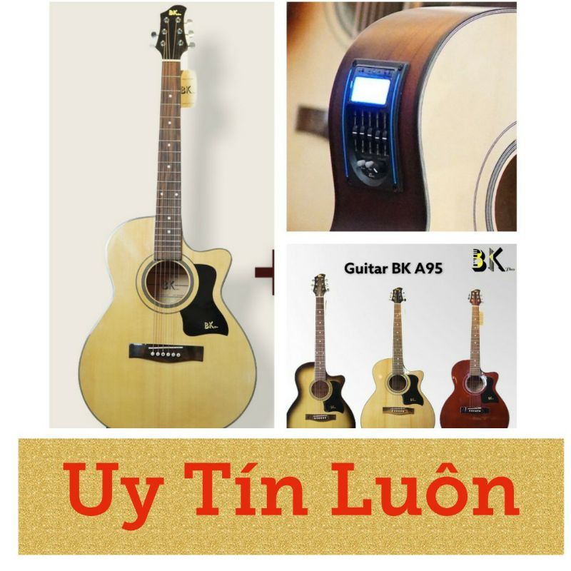 Đàn guitar acoustic cho người mới 2021 - âm thanh hay - Tặng Full phụ kiện đi theo đàn