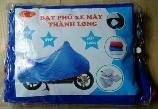 Bạt phủ xe máy Thành Long 

Chất liệu dẻo dai, bền bỉ: bạt phủ được thiết kế riêng bởi công ty Thành Long nên đảm bả