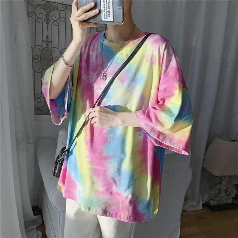 ÁO THUN UNISEX LOANG MÀU HÀN QUỐC 2020