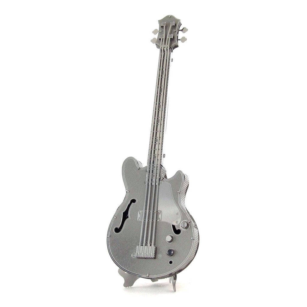 Đồ Chơi Mô Hình Kim Loại 3D Tự Lắp: Đàn Guitar Bass - EDC STUFF shop