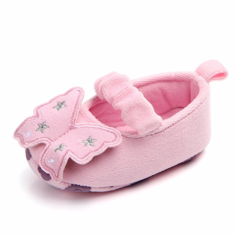 Giày Búp Bê Đính Nơ Đáng Yêu Chống Trượt Cho Bé Gái