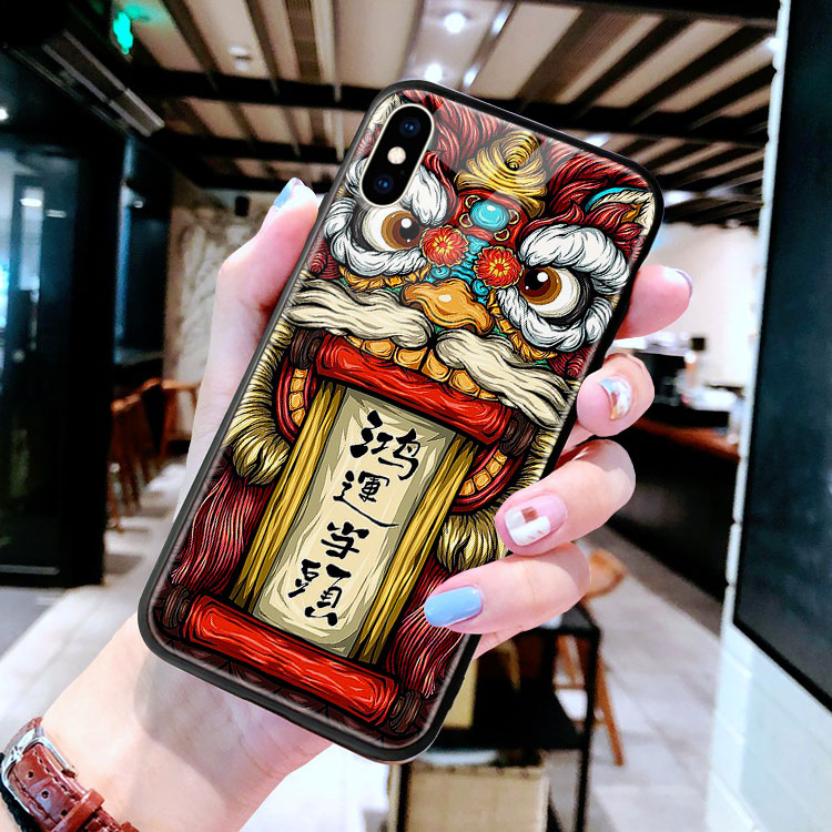 Ốp Lưng Iphone X In Hình China Illustrator GIBNET Cho Iphone12 / 12Promax / 12Mini / 11Promax / 11 / 7Plus / Xs / Xr