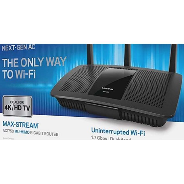 Wifi Router Max-Stream Linksys EA7300 AC1750 MU-MIMO