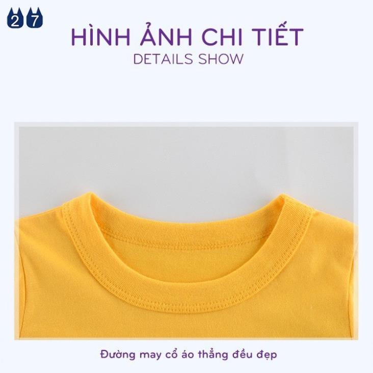 Áo phông 27 KIDS cho bé trai, bé gái ❤Hàng Quảng Châu Cao Cấp❤Áo cotton cộc tay cho bé