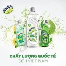 [GIÁ HỦY DIỆT](120g)Nước rửa chén Sunlight Thiên nhiên muối khoáng và lô hội