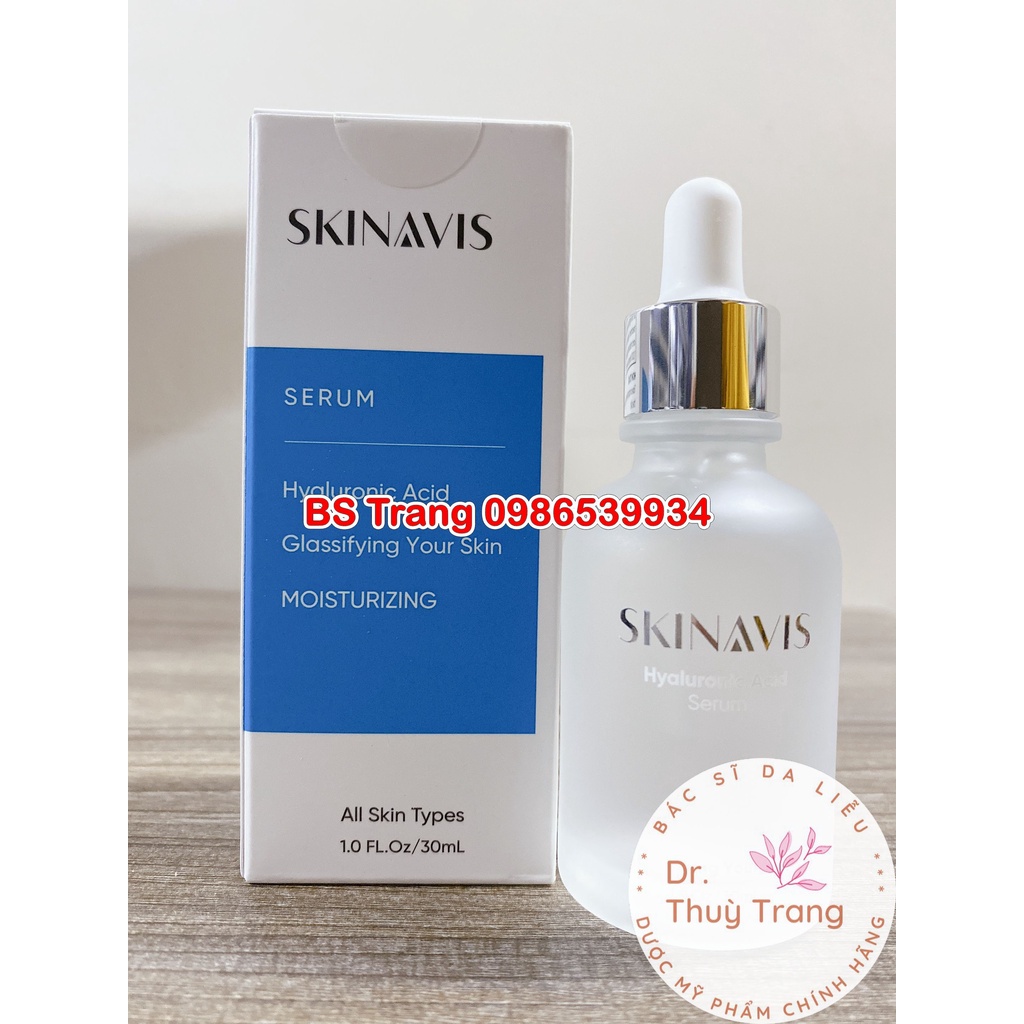 SERUM cấp ẩm Skinavis 30ml chứa Hyaluronic Acid và B5 dành cho mọi loại da