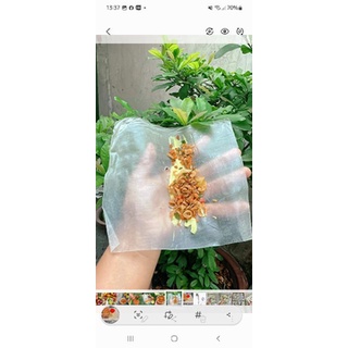 Combo bánh tráng phơi sương hành phi muối tôm hủ 500g + 1 hủ bơ