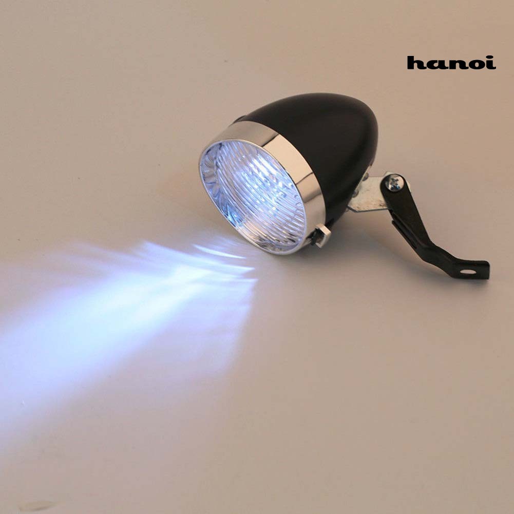 Đèn Pha Xe Đạp 3 Bóng Led Cổ Điển