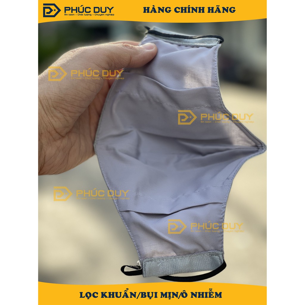 Khẩu trang NEOMASK  than hoạt tính  VC65 đeo tai xám THỜI THƯỢNG