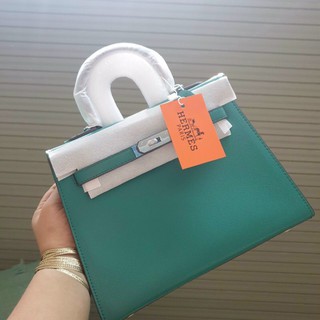 Túi HM Kelly size 25 khoá bạc