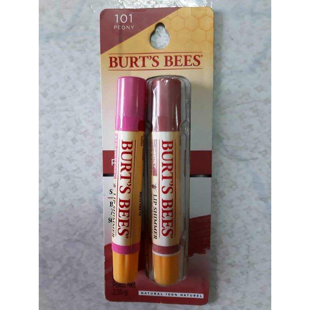 SON DƯỠNG CÓ MÀU HỒNG NHẠT ÁNH NHŨ BURT'S BEES 100% NATURAL MOISTURIZING LIP SHIMMER 4.25g từ mỹ