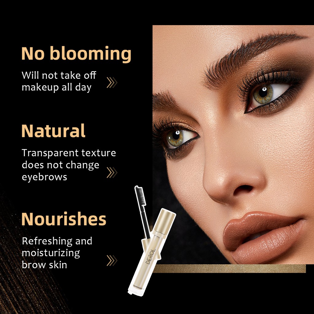 [Hàng mới về] Gel nhuộm mày DEROL  dạng lỏng kháng nước