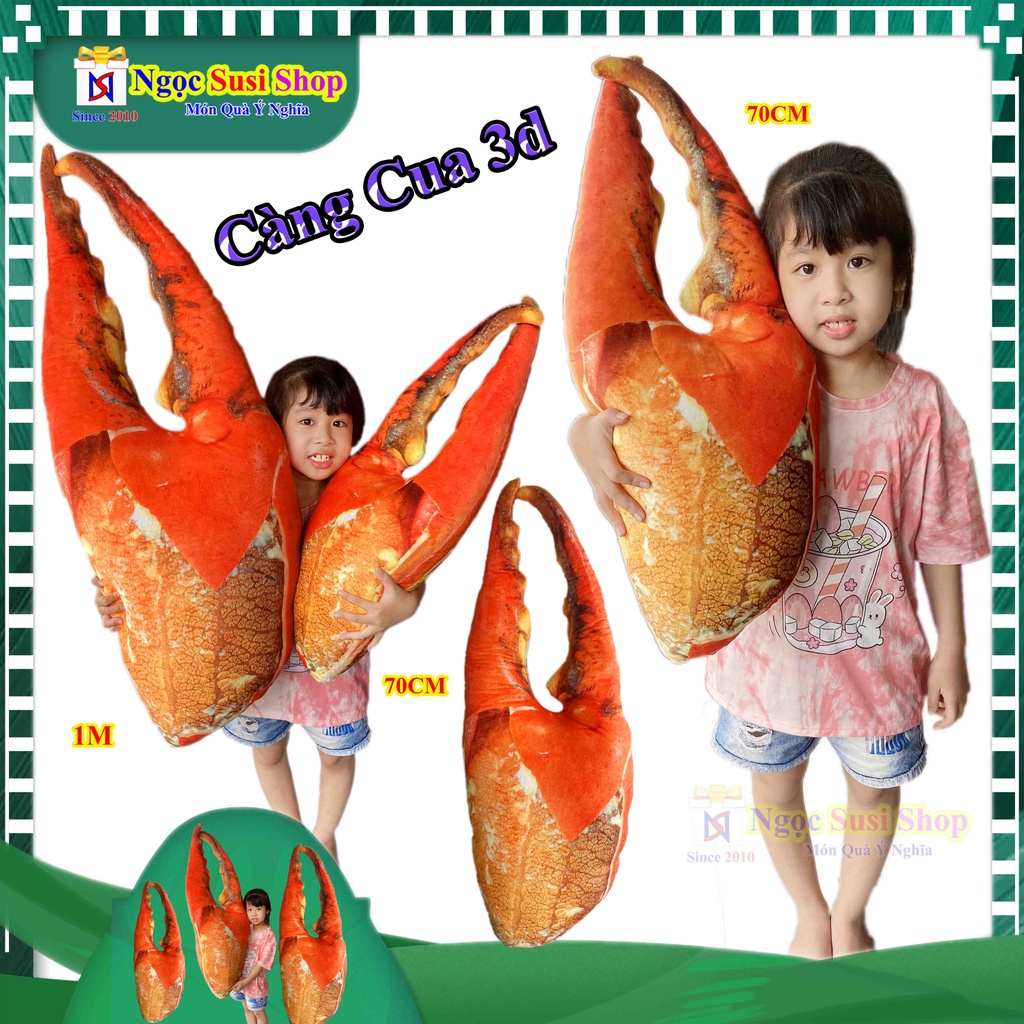 GẤU BÔNG CÀNG CUA 3D NHỒI BÔNG KHỔNG LỒ CỰC ĐẸP - THÚ BÔNG CÀNG CUA