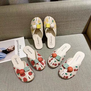 (HÀNG ORDER) Dép hoa quả sơn