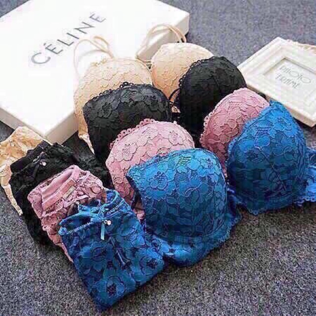 SET BỘ ĐỒ LÓT VIC TOÀN REN DÂY ĐÔI SIÊU ĐẨY - PUSP UP | BigBuy360 - bigbuy360.vn