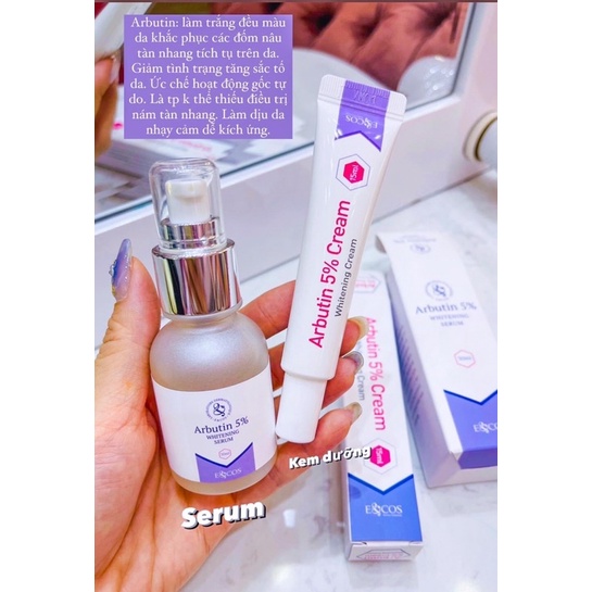 Tinh chất E&COS Arbutin 5% Whitening Serum