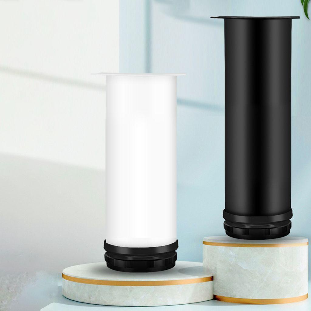 Chân Đồ Nội Thất Hình Tròn Bằng Thép Không Gỉ Giảm Tiếng Ồn Dễ Lắp Đặt Có Thể Điều Chỉnh