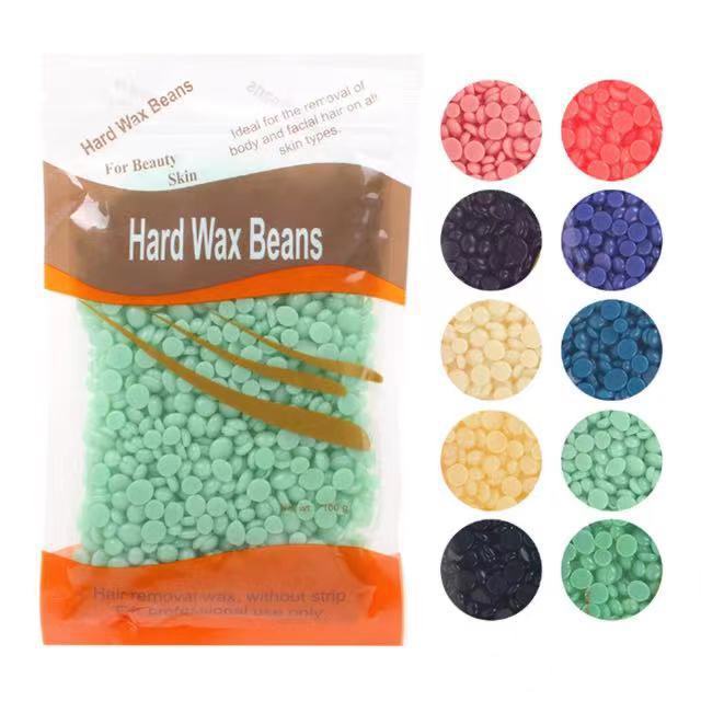 Sáp Wax Lông Nóng Hạt Đậu Tẩy Sạch Lông Hard Wax Bean 100G