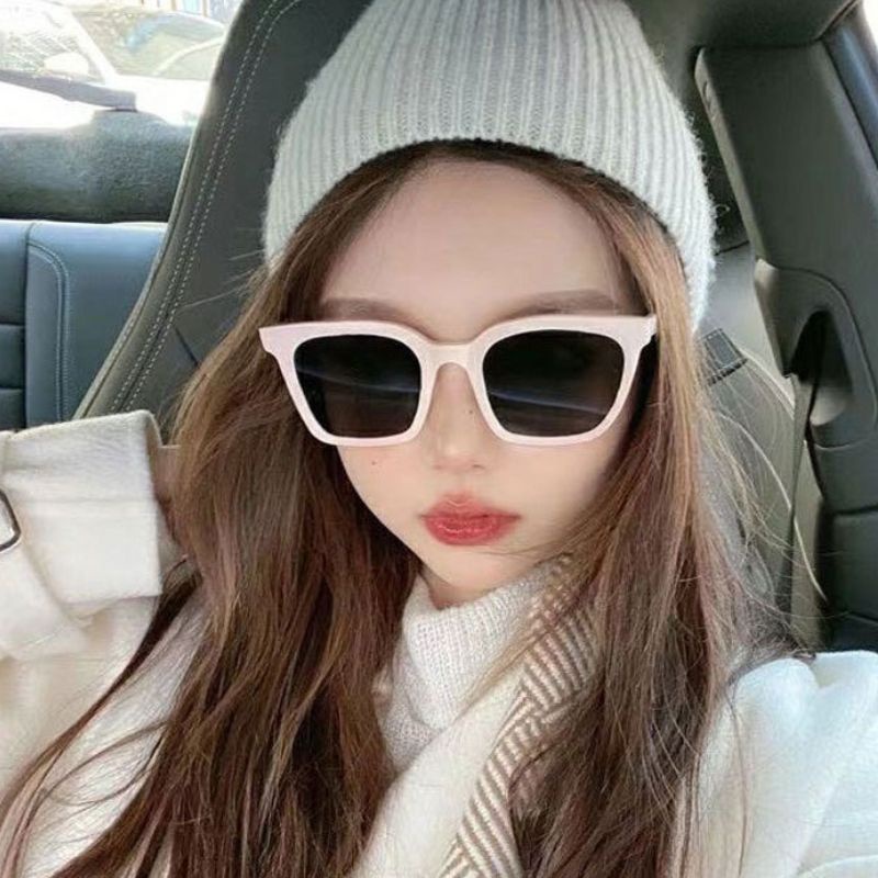 Kính mát nữ gọng vuông Mắt kính râm chống tia uv400 thời trang Hàn Quốc