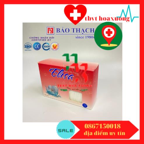 [Cao Cấp] Bông Tẩy Trang Chuyên Sâu Elisa Của Bảo Thạch Mềm Mịn 100 Miếng