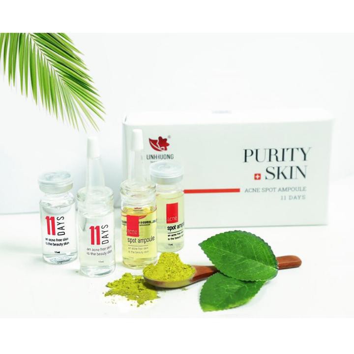 Tinh chất mụn Purity Skin Linh Hương❤️FREESHIP❤️Đánh Bay Mụn Mủ, Sưng, Viêm, Đầu Đen, Bọc, Lưng