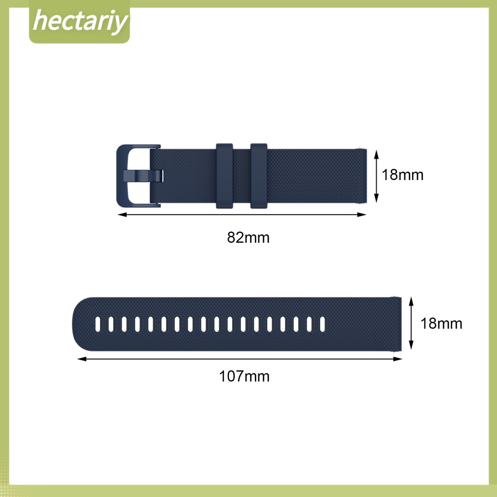 Set dây đeo đồng hồ thay thế bằng silicon chống trượt chống nước 18mm cho Garmin Venu 2s