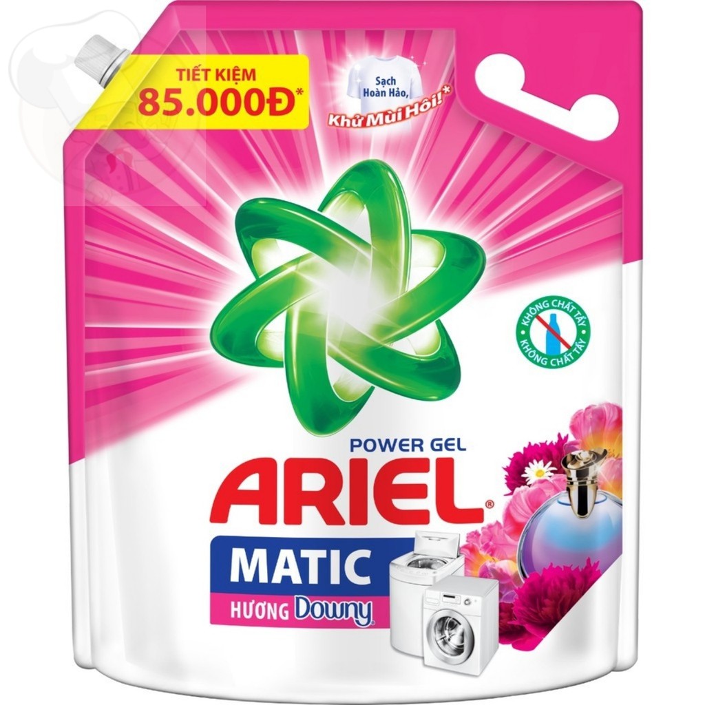 Nước Giặt ARIEL MATIC Túi 3,5Kg/3,25Kg (Mẫu mới)