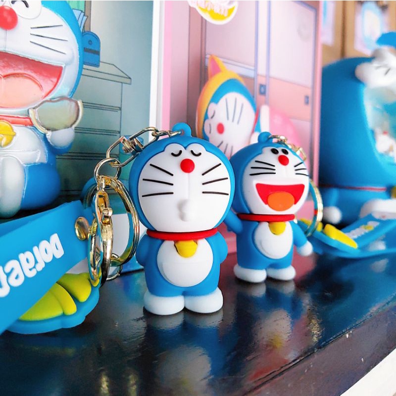 MÓC KHÓA DORAEMON SILICON LỚN, BIỂU CẢM DỄ THƯƠNG, TRANG TRÍ NHÀ CỬA