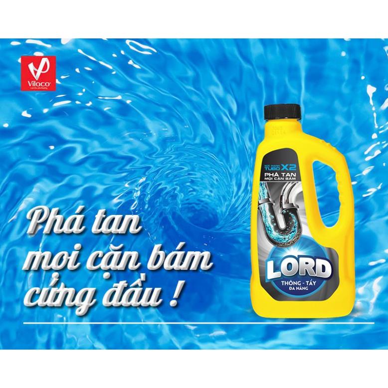 Thông tẩy đa năng LORD- Sức mạnh thông tắc hủy diệt, phá tan mọi cặn bám