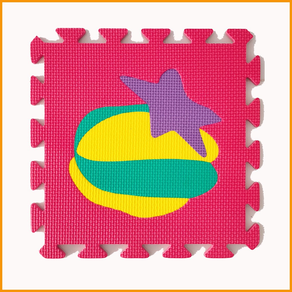 Thảm xốp cho bé hình trái cây - Kích thước mỗi tấm 30x30x1cm- Hàng Việt Nam