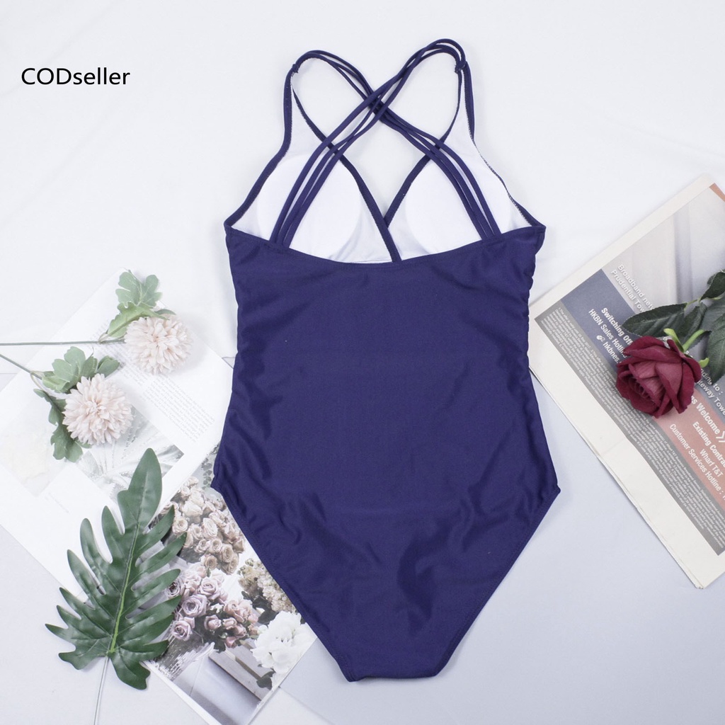 Bộ Đồ Bơi Một Mảnh Cổ Chữ V Thân Thiện Với Làn Da Độ Co Giãn Cao Dành Cho Nữ | BigBuy360 - bigbuy360.vn