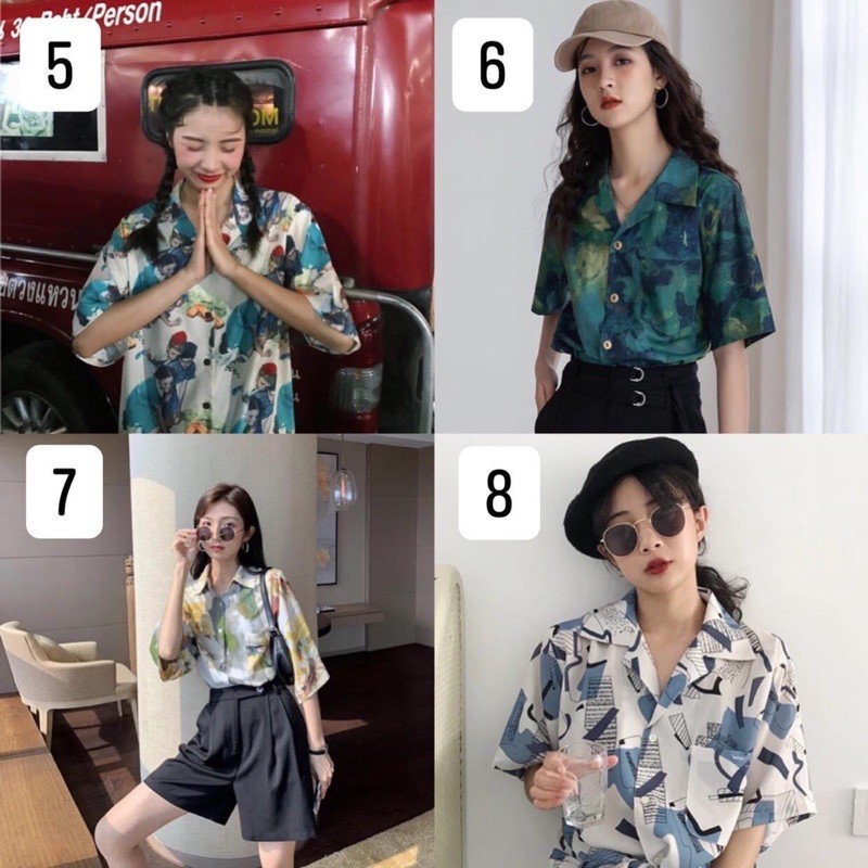 ÁO SƠ MI HOẠ TIẾT