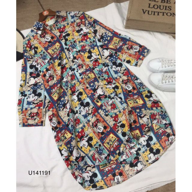 Đầm sơmi Mickey