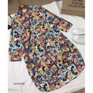 Đầm sơmi Mickey