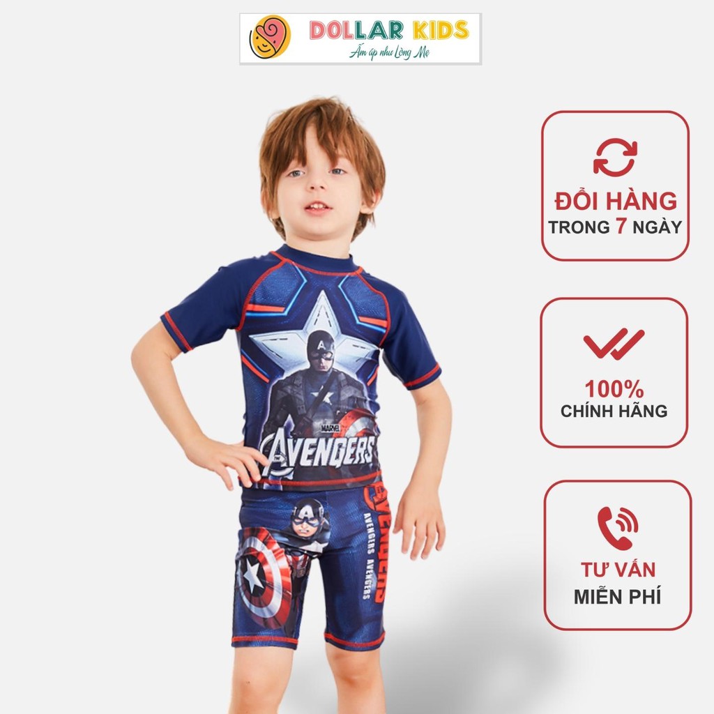 Đồ Bơi Bé Trai Size Đại, Bộ Bơi Cho Bé Dollar kids Từ 10kg Đến 46Kg