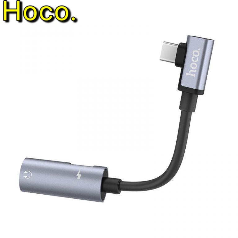 Jack chuyển đổi Type C sang 3.5 Chính hãng Hoco Ls19 Chính hãng