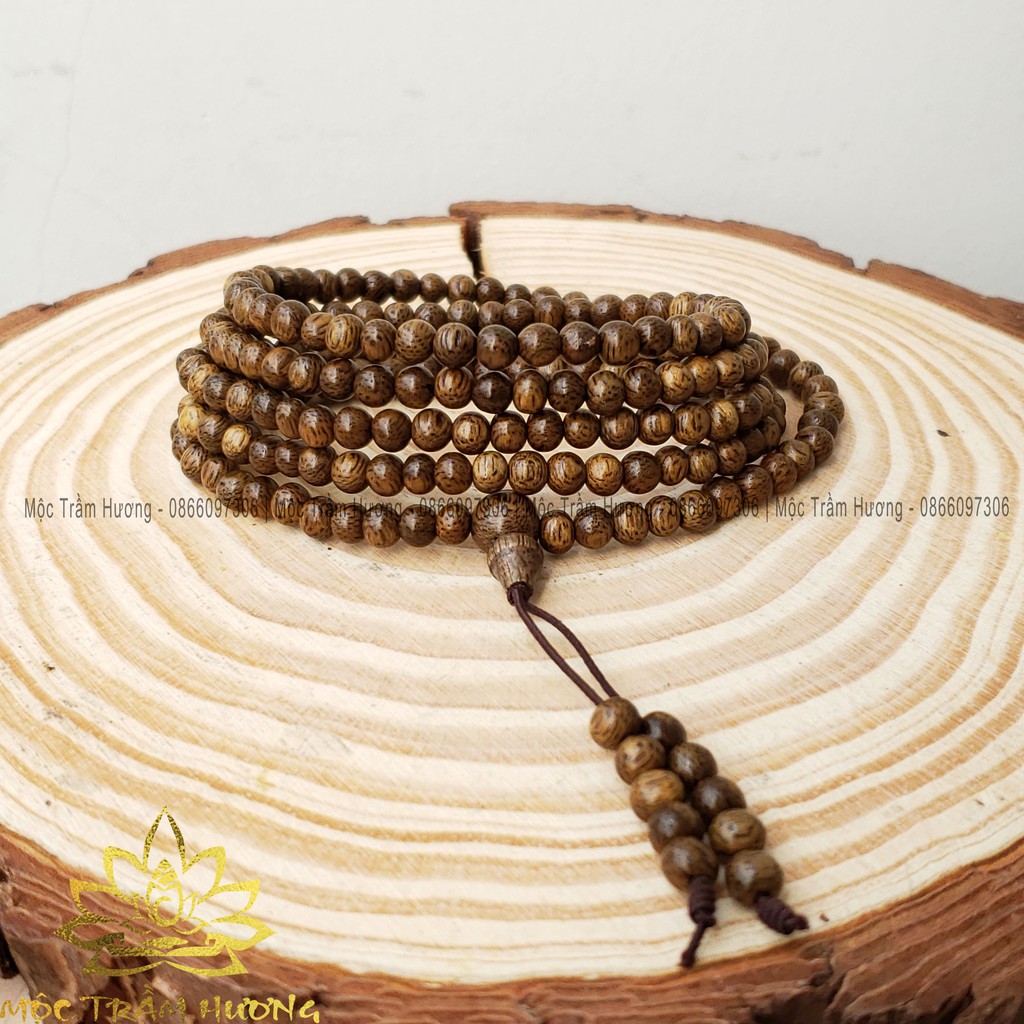 Vòng Tay MTH JEWELRY Chuỗi Tràng Hạt 216 4mm Size Nam/Nữ Trầm Tốc Việt - Mộc Trầm Hương