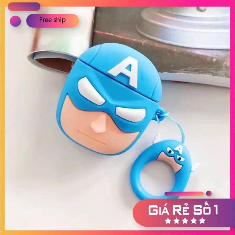 Airpods Case ⚡ Freeship ⚡ AVENGERS Case Tai Nghe Không Dây Airpods 1/ 2/ i12 - Châts Case Store