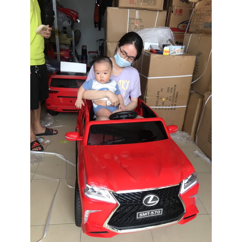 Ô tô xe điện điều khiển tự lái LEXUS 570 trẻ em đa phong cách thời thượng