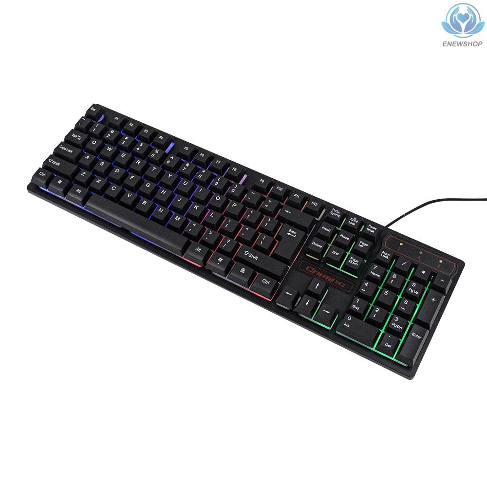 Bàn Phím Chơi Game Kr-6300 104 Phím Có Đèn Nền Đen