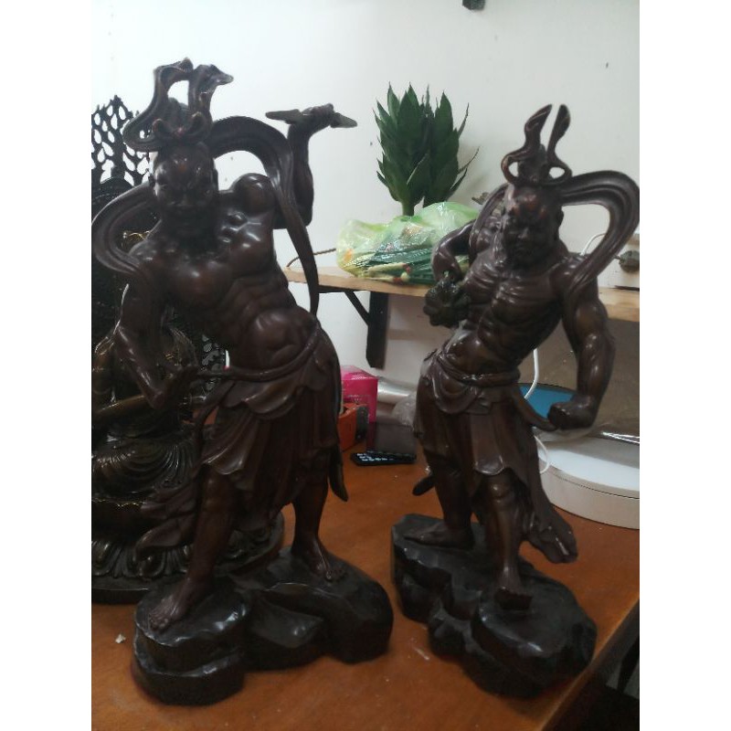 Tôn tượng Mật tông Tỳ Lô Giá Na Phật và Hộ Pháp Kim Cang