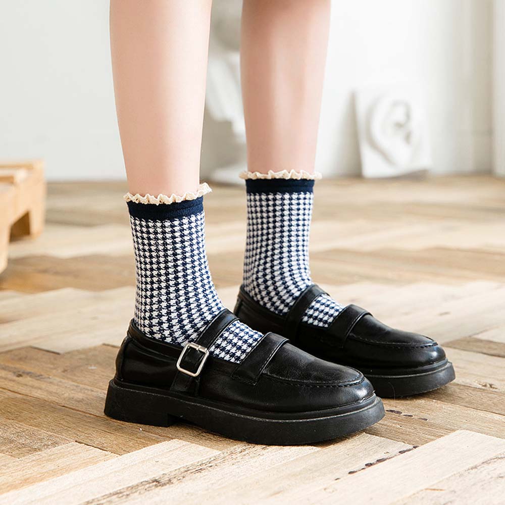 Vớ Cotton Họa Tiết Thổ Cẩm Thời Trang Dành Cho Nữ